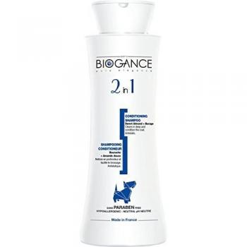 Champú y Acondicionador 2 en 1 Biogance para Perros 250 ml