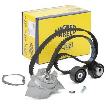 Bomba de agua y kit de correa de distribución MAGNETI MARELLI 132011160040