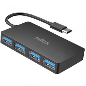 Estación de Acoplamiento USB-C 4 Puertos Nilox