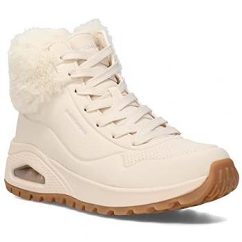 Zapatillas Skechers Uno Rugged Mujer Beige, Botas Skechers Uno Rugged - Fall Air blanco mujer - 38.5, Skechers Women's Sneaker Fashion Boot, Natural, 8.5