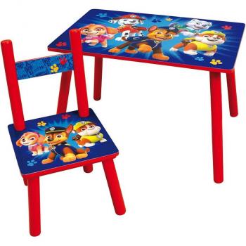 Conjunto de Mesa y Sillas para Niños Fun House The Paw Patrol