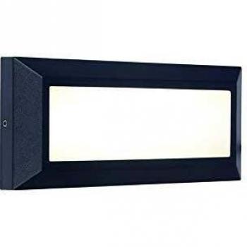Aplique LED Exterior Helena 23cm Antracita, 10W, 400 Lúmenes, IP54
