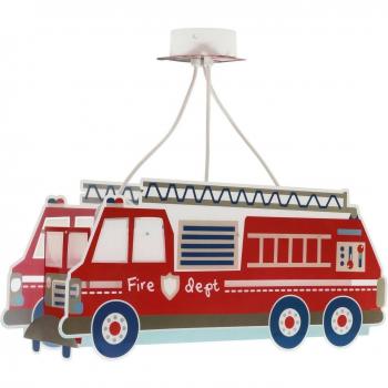 Lámpara de techo Infantil Fire Truck Camión Bomberos
