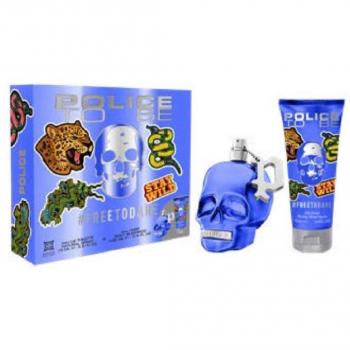 Police To Be Freetodare Men's EDT Gift Set with Body Shampoo 40ml + 100ml