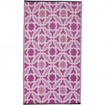 Fab Habitat Sevilla - Alfombra, 90 x 150 cm, morado y multicolor
