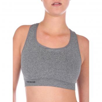 Pure Lime – Sujetador sin costuras, mujer, Charcoal Melange