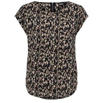 Only Vic Women's Short Sleeve Printed Blouse