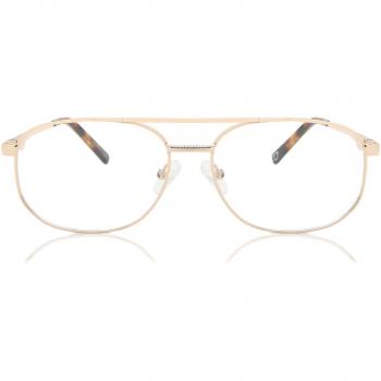 Gafas Anti-Azules Montura Completa Metálica Dorada para Hombre - SmartBuy Collection