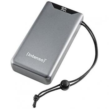 Powerbank Intenso F20000 - Batería Externa de 20000 mAh con USB-A y USB-C, Color Gris