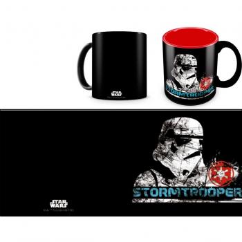 SD Toys Taza Stormtrooper, Cerámica, Negro, 10x12x13 cm