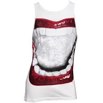 La Troya Ibiza: Camiseta sin Mangas Boca Grande - Blanco, M - Medium