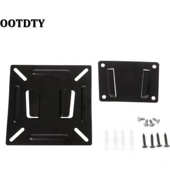 Soporte de Pared para TV y Monitor Pantalla Plana VESA 75/100, Compatible con Pantallas de 12 a 24 Pulgadas, Soporte LCD LED