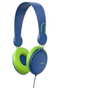 Auriculares con Micrófono Havit HV-H2198 Azul/Verde Fluorescente Plegables
