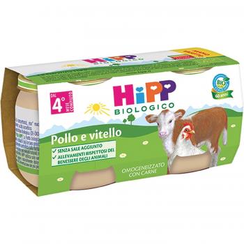 Hipp Bio Papilla Pollo Ternera 2x80g