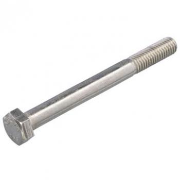 Perno tornillo hexagonal M8x50mm DIN 931 - Acero, rosca completa, cabeza hexagonal, longitud de 50 mm, diámetro de 8 mm