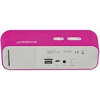 Sunstech SPUBT770PK - Altavoz estéreo con Bluetooth