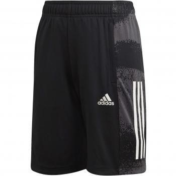 adidas Yb TR Kn Short Pantalón Corto, Niños, Negro/Blanco, 116