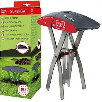 Trampa para Topos SuperCat Reutilizable Swissinno 8.5x12x25cm