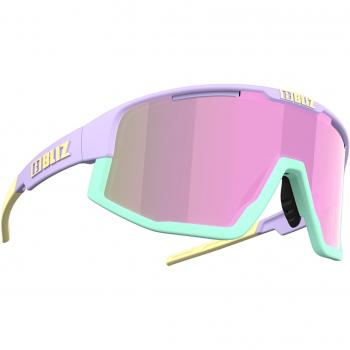 Bliz Fusion Sport Sunglasses - Matt Pastel Purple with Multicolor Lenses