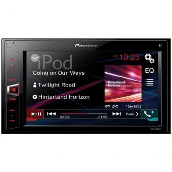 Pioneer MVH-AV280BT - Monitor Doble DIN de 6.2 con Pantalla Táctil, Bluetooth y USB en Negro