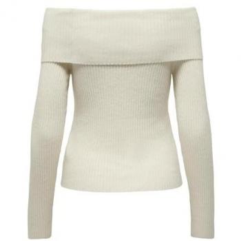 Katia Off Shoulder Slim Fit Knit Pullover for Women