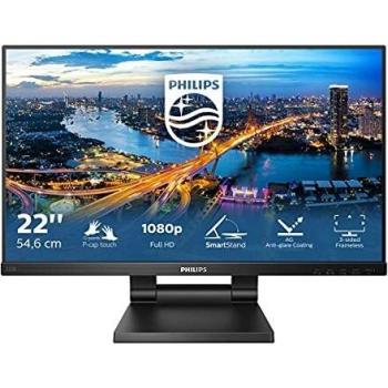 Philips B Line 222B1TC/00 pantalla para PC de 21.5 Full HD con tecnología LED y pantalla táctil en color negro