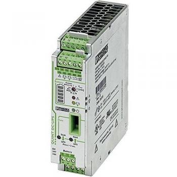 QUINT-UPS/24DC/24DC10 - Offline-UPS 24...30V 10VA, Rail-mount UPS (DIN), Uninterrupted Power Supply with IQ Technology for Mounting Rail 24V DC/10A
