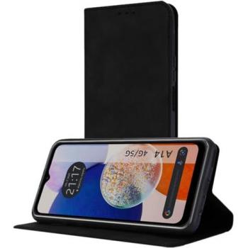 Funda Polipiel con Tarjetero para Samsung Galaxy A14 4G / 5G Color Negra - Protección Elegante y Duradera