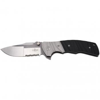 Navaja Third K1921BKS con Hoja de Acero 8Cr14MoV de 9.6 cm y Mango G10 Negro