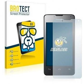 BROTECT Protector Pantalla Cristal Compatible con Huawei Ascend Y300 Protector Pantalla Vidrio - Dureza Extrema, Anti-Huellas, AirGlass