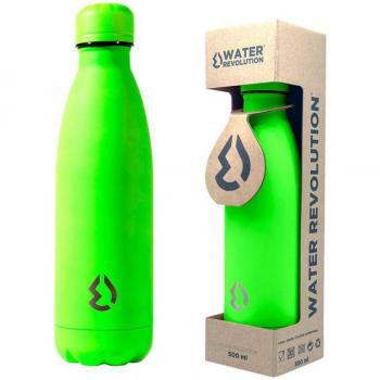 Botella Termo Verde Water Revolution 500ml - Cantimplora Térmica Acero Inoxidable
