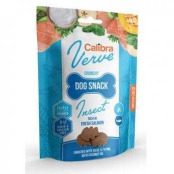 Calibra Snack VerveCrunchy de Insectos y Salmón Fresco para Perros