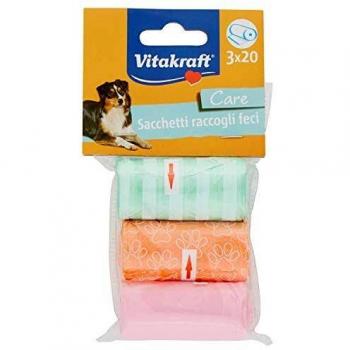 Vitakraft 1571260031 - Bolsas recambios dispensador 60 uds