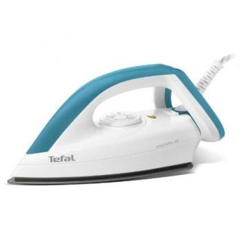 Plancha Tefal Easy Dry FS4020 - Plancha de vapor, 1200W, suela PTFE, color verde