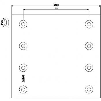 Pinza de freno ABE CZH1579 para eje trasero izquierda y delantero izquierda, compatible con IVECO DAILY 4, 4 Kasten/Kombi, 5 Pritsche/Fahrgestell; incluye juego de past