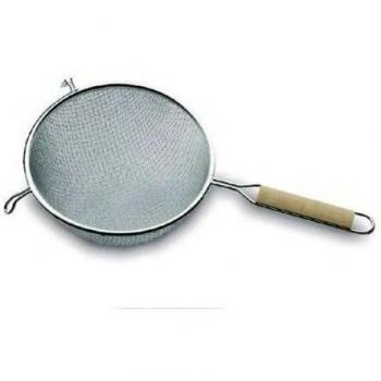 Lacor Colador Doble Malla, Acero, Plateado, 35 Ø