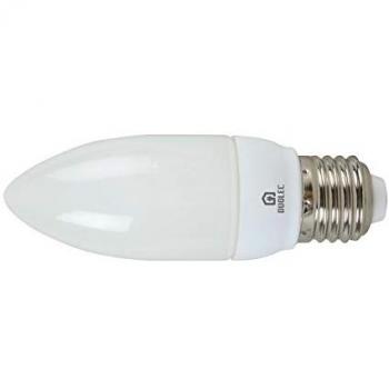 Duolec 9130C87 - Bombilla de Ahorro Mini Vela 9W E14 2700K