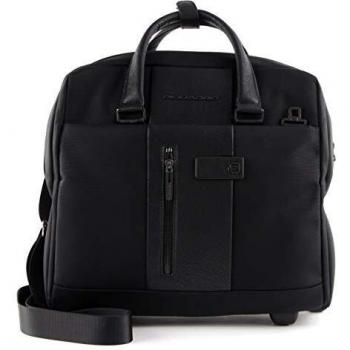 Maletín con ruedas Piquadro Brief2 para portátil de 15,6 negro