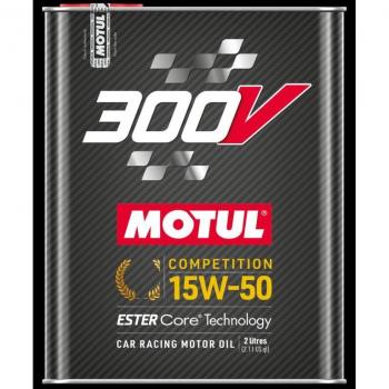 MOTUL 300V COMPETITION 15W-50 Lubricante de motor para automóviles de competición con tecnología ESTER Core®