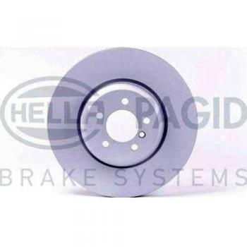 Disco de freno HELLA 8DD 355 120-831 - Alto carbono - Recubierto - Compatible con BMW Serie 3 Berline, Serie 3 Touring y Serie 4 Gran Coupe