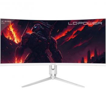 Monitor Curvo UltraWide LC-Power 34 QHD (3440 x 1440) - 165 Hz, FreeSync, DP+HDMI+USB-A/-C+RJ45