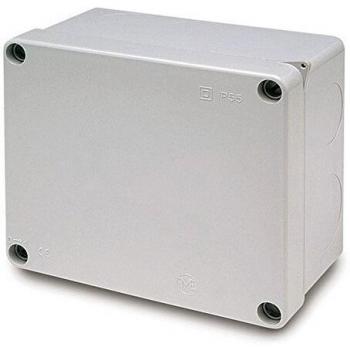 Famatel 3073 Caja estanca IP55 | Tapa a presión | Sin Conos | 160x135x83 | Gris