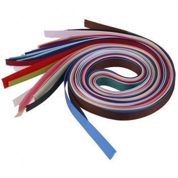 17pcs 1yard Cada Pieza De La Cinta Del Grosgrain De La Artesania Bricolaje Multicolor 9mm
