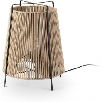 Lámpara Portátil de Jardín Faro Barcelona Akane 71263 Beige Trípode Exterior