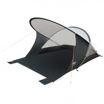 High Peak Aurinko 50 Refugio de Playa, Aluminio / Gris Oscuro, 220 x 200 / 160 x 200 / 100 cm
