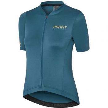 Maillot de ciclismo mujer Spiuk Profit Summer manga corta azul brillante XL