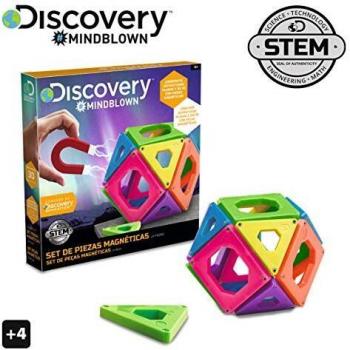 Discovery- Set de Piezas Mindblown, educativos, niños, imanes, Juego construccion, Bloques magnéticos