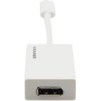 Adaptador de Cable USB 3.1 Type-C a DisplayPort Blanco KRAMER ADC-U31C/DPF