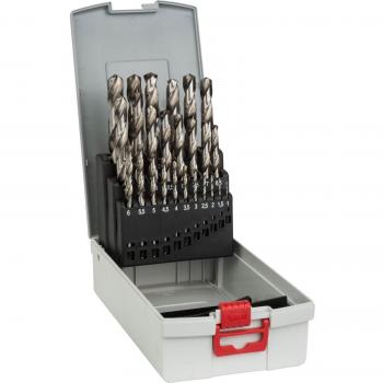 Bosch Set Probox de 25 Brocas para Metal HSS-G DIN 338
