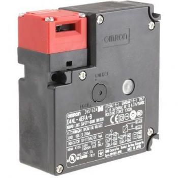 Omron D4NL Safety Locking Solenoid Switch, 24V DC, 2NC/1NO + 1NC/1NO with Auxiliary Contacts